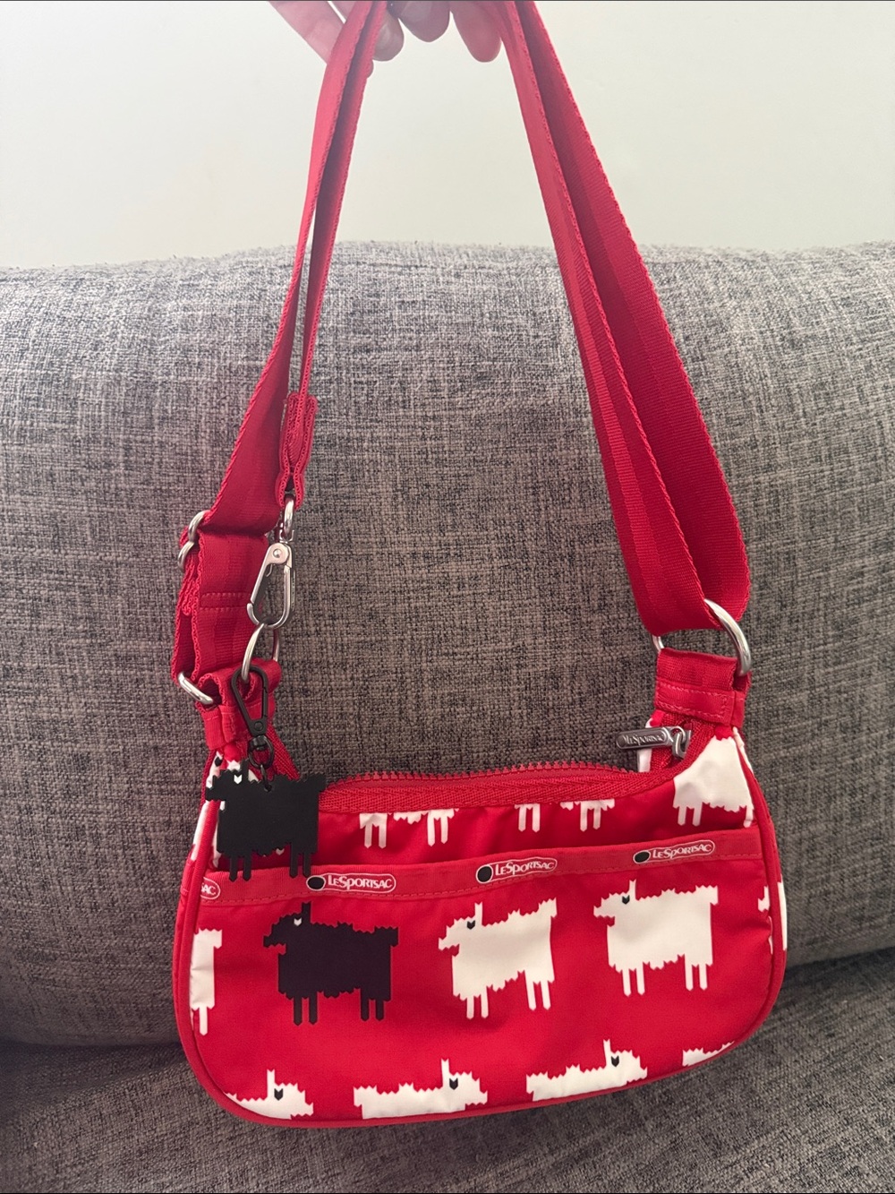 Lesportsac x Warm and Wonderful Black Sheep Shoulder Bag